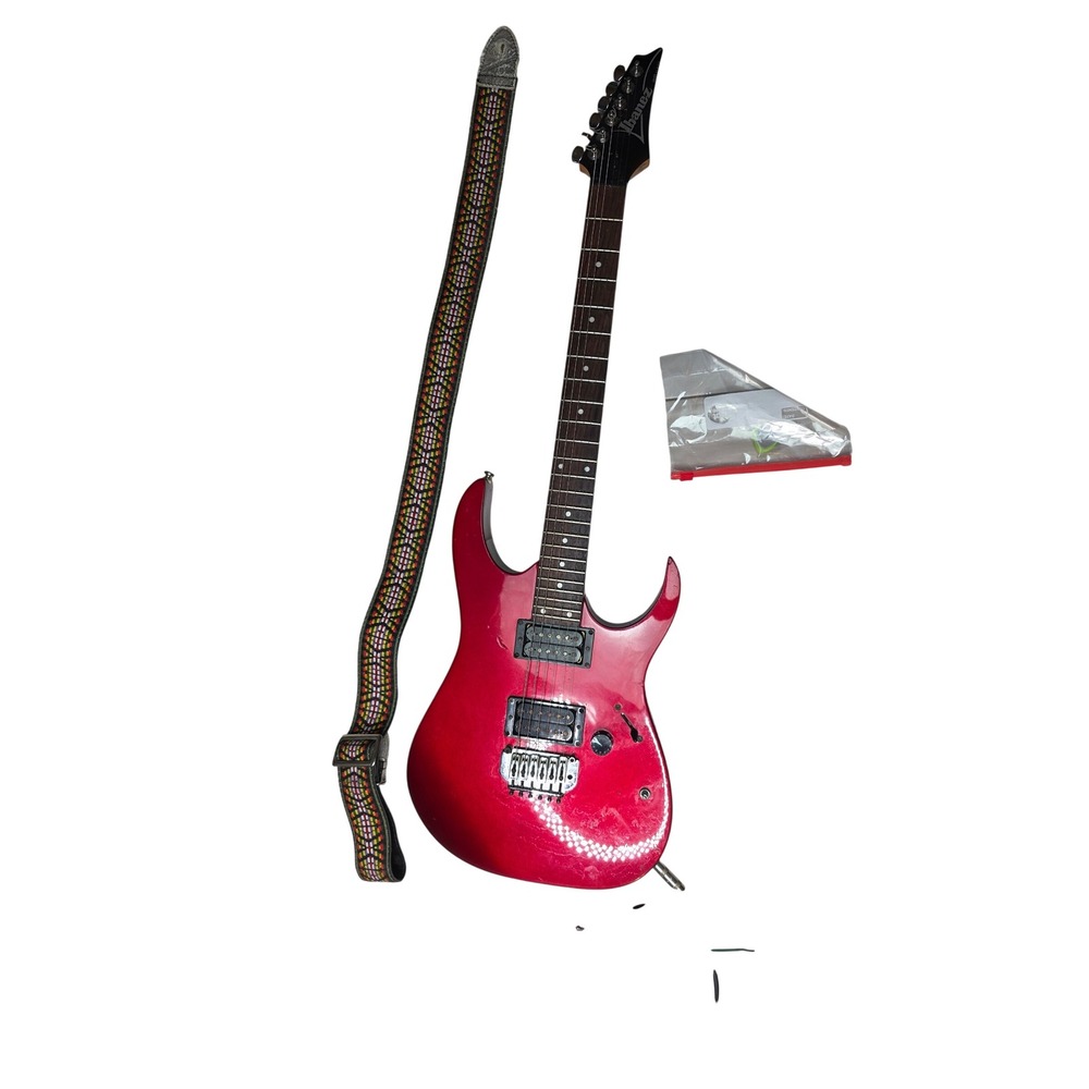Ibanez RG Series RG120 Electric Guitar Candy Apple Red Metallic Indonesia Strap